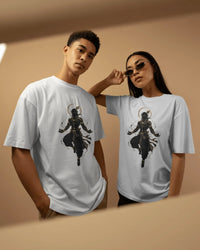Krishna Mystic Meditation Unisex Oversized T-Shirt