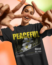 Peaceful Oversized Unisex T-Shirt
